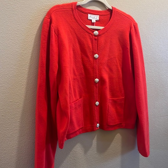 🍒NWT Red Cardigan🍒 - Picture 2 of 3